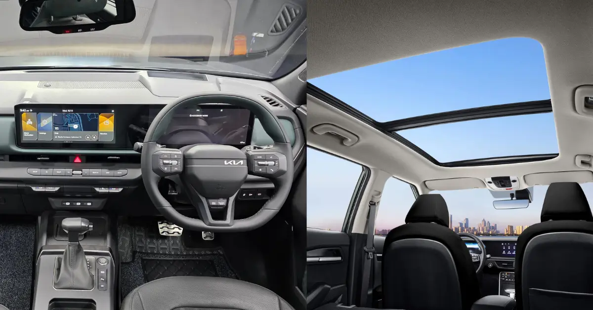 Kia Seltos Interior And Sunroof